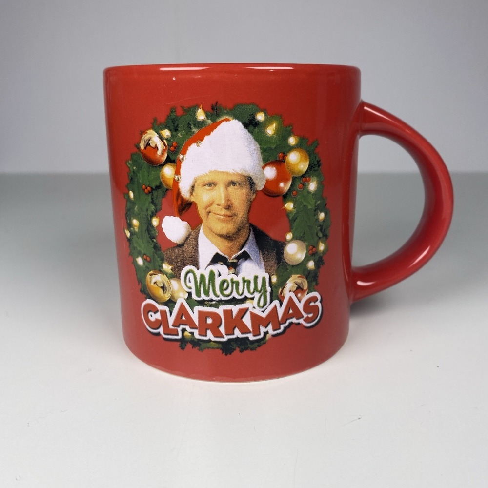 National Lampoon's Merry Clarkmas Griswold Christmas Vacation Red Coffee Cup Mug